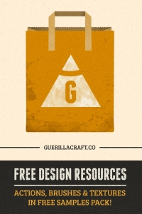 Free Design Resources for Adobe Photoshop and Illustrator. Contains samples picked from Guerillacraft Premium products. Download this huge set of free design assets and start your new design project. Brushes, textures, layer styles and actions for designers or bloggers.