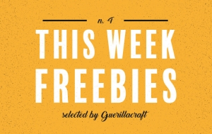This Week freebies n.4 - freshest free design resources selected by Guerillacraft